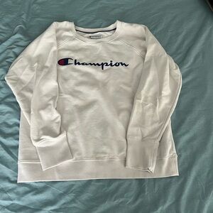 Champion White Sweatshirt